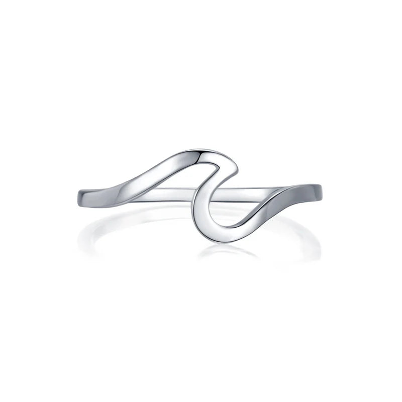 Silver Wave Ring